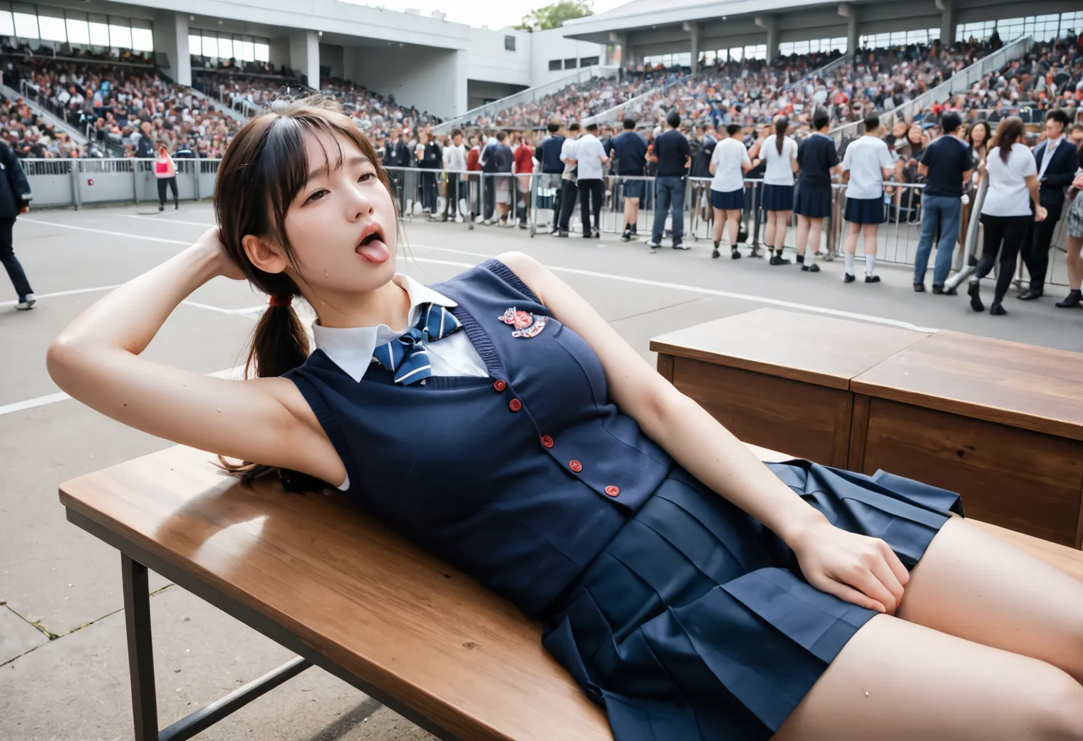 美少女JKたちのエッチな写真集？！エロポーズから変態プレイもAIが描いた画像414枚！(4ページ目)の26枚目の画像です。