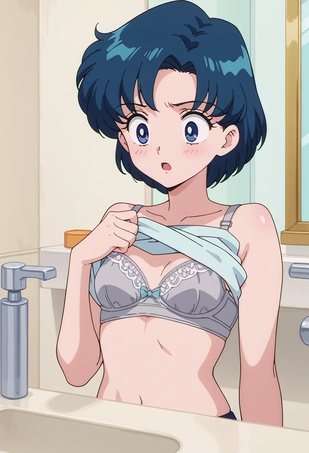 「愛と知性のセーラー服美少女戦士！」が決め台詞な水野亜美ちゃんのエッチなAI画像371枚！(6ページ目)の17枚目の画像です。