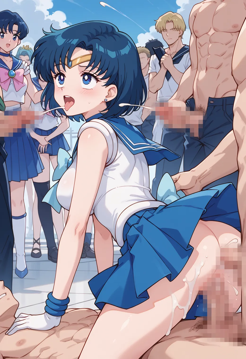 「愛と知性のセーラー服美少女戦士！」が決め台詞な水野亜美ちゃんのエッチなAI画像371枚！(6ページ目)の21枚目の画像です。