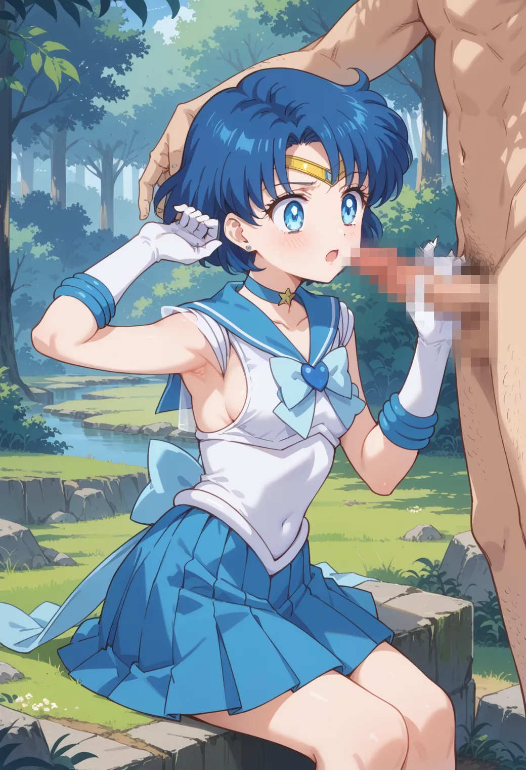 「愛と知性のセーラー服美少女戦士！」が決め台詞な水野亜美ちゃんのエッチなAI画像371枚！(8ページ目)の16枚目の画像です。