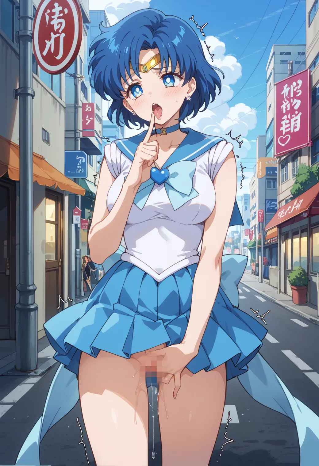 「愛と知性のセーラー服美少女戦士！」が決め台詞な水野亜美ちゃんのエッチなAI画像371枚！(8ページ目)の39枚目の画像です。