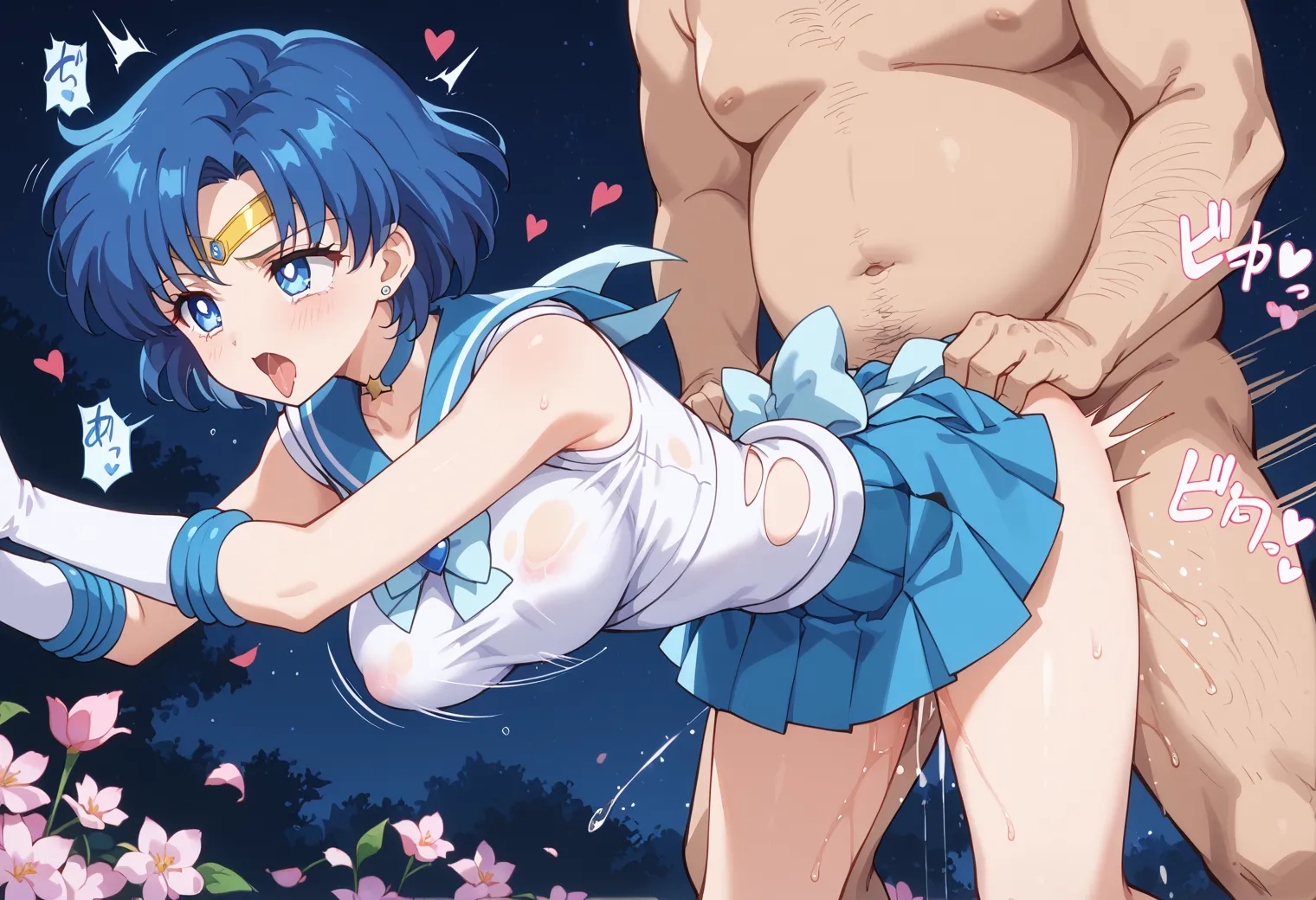 「愛と知性のセーラー服美少女戦士！」が決め台詞な水野亜美ちゃんのエッチなAI画像371枚！(3ページ目)の22枚目の画像です。