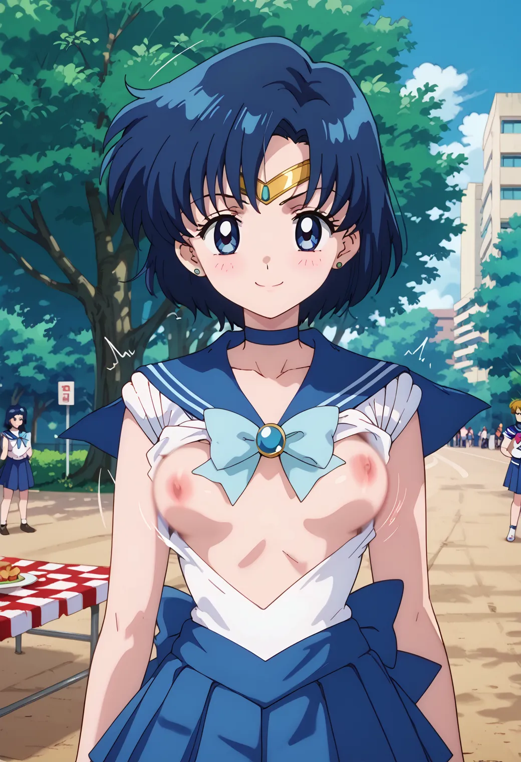 「愛と知性のセーラー服美少女戦士！」が決め台詞な水野亜美ちゃんのエッチなAI画像371枚！(3ページ目)の35枚目の画像です。