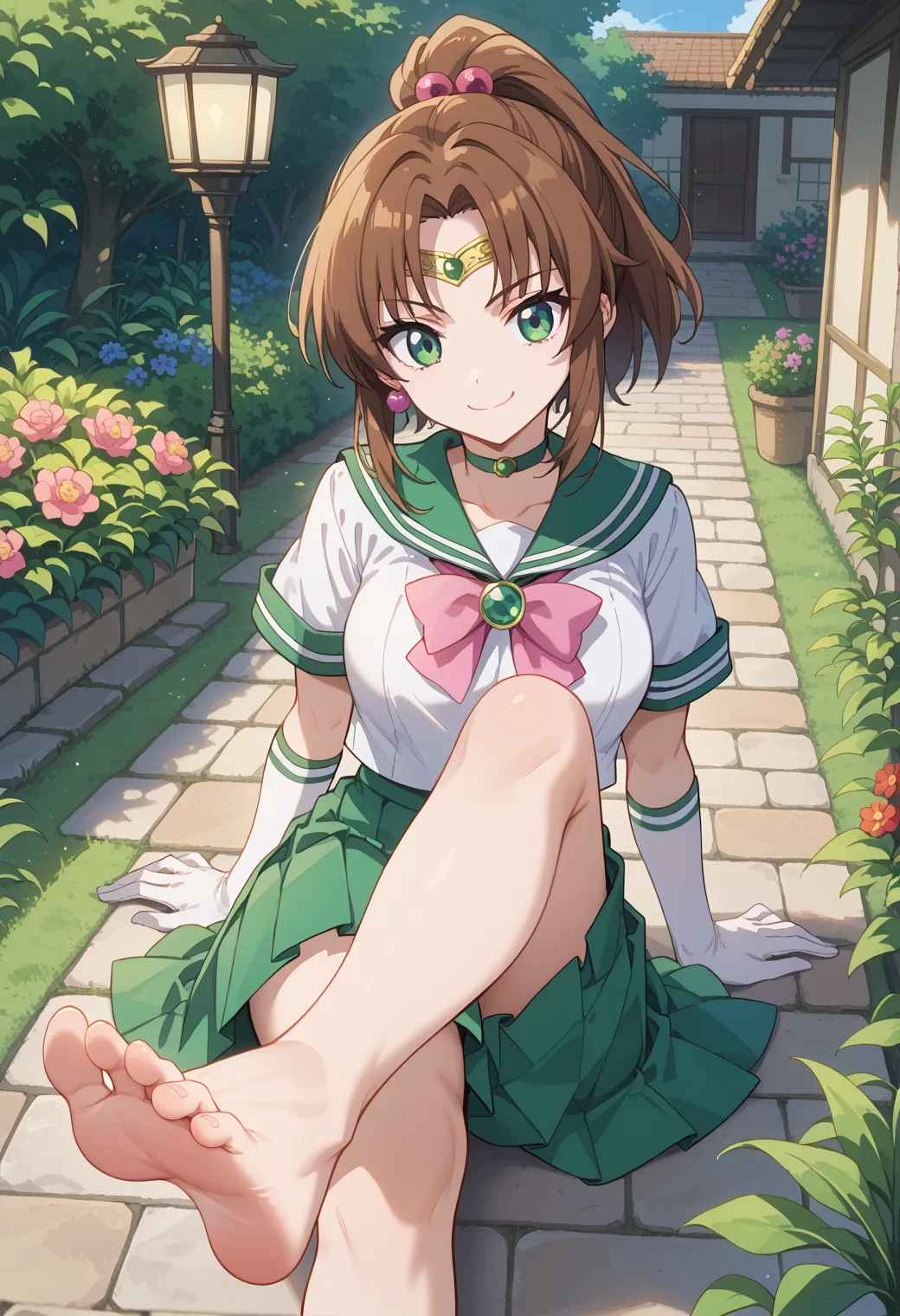 「雷の星！木星を守護にもつ保護の戦士！」が決め台詞な木野まことちゃんのエッチなAI画像380枚！(4ページ目) 40枚目の画像です。