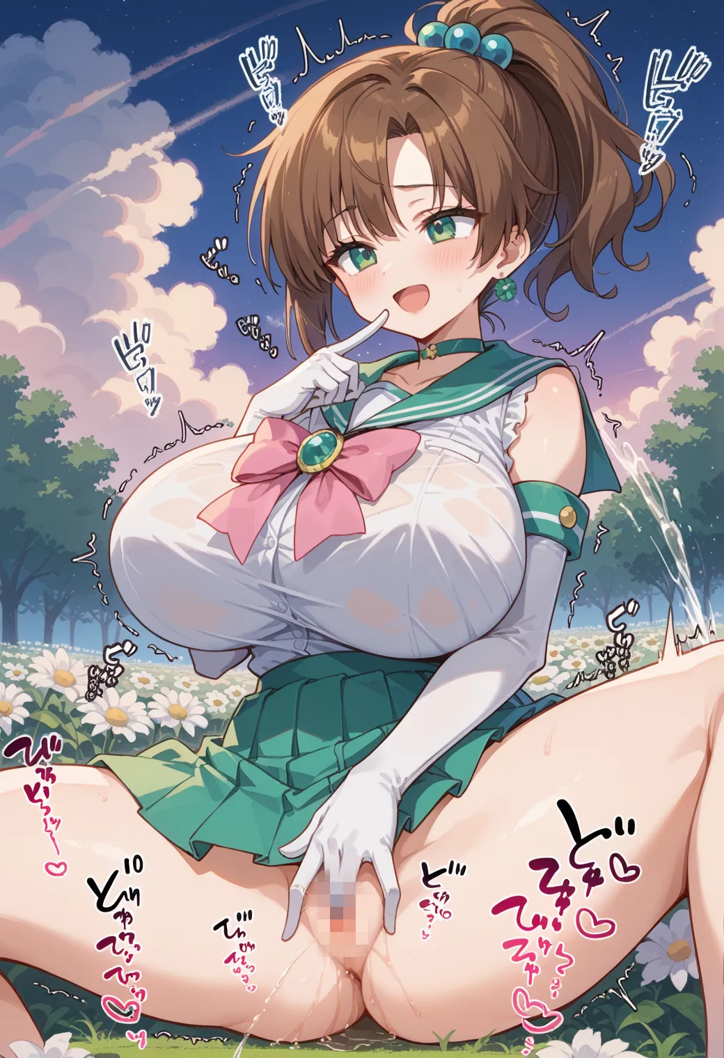 「雷の星！木星を守護にもつ保護の戦士！」が決め台詞な木野まことちゃんのエッチなAI画像380枚！(5ページ目) 3枚目の画像です。