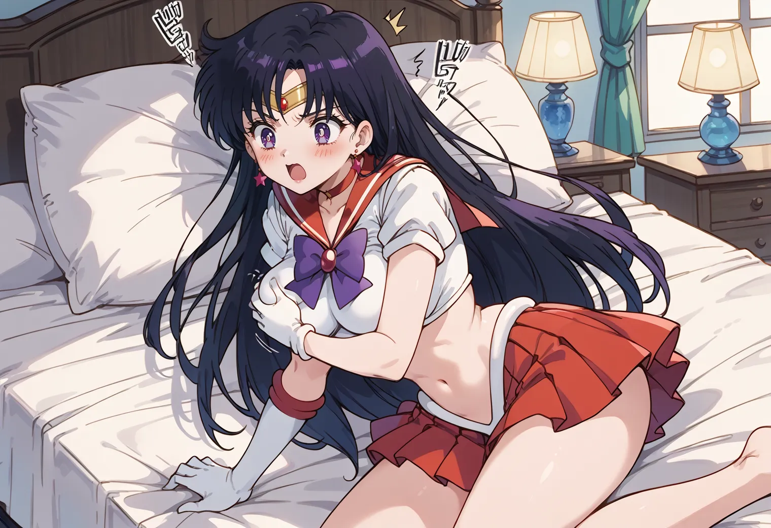 「火の星！火星を守護にもつ戦いの戦士！」が決め台詞な火野レイちゃんのエッチなAI画像413枚！(6ページ目) 8枚目の画像です。