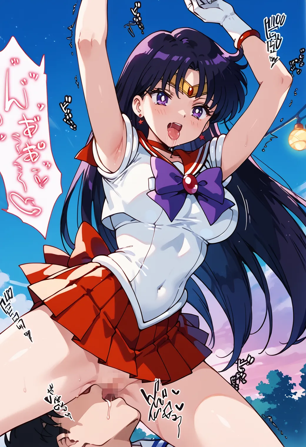 「火の星！火星を守護にもつ戦いの戦士！」が決め台詞な火野レイちゃんのエッチなAI画像413枚！(9ページ目)の37枚目の画像です。