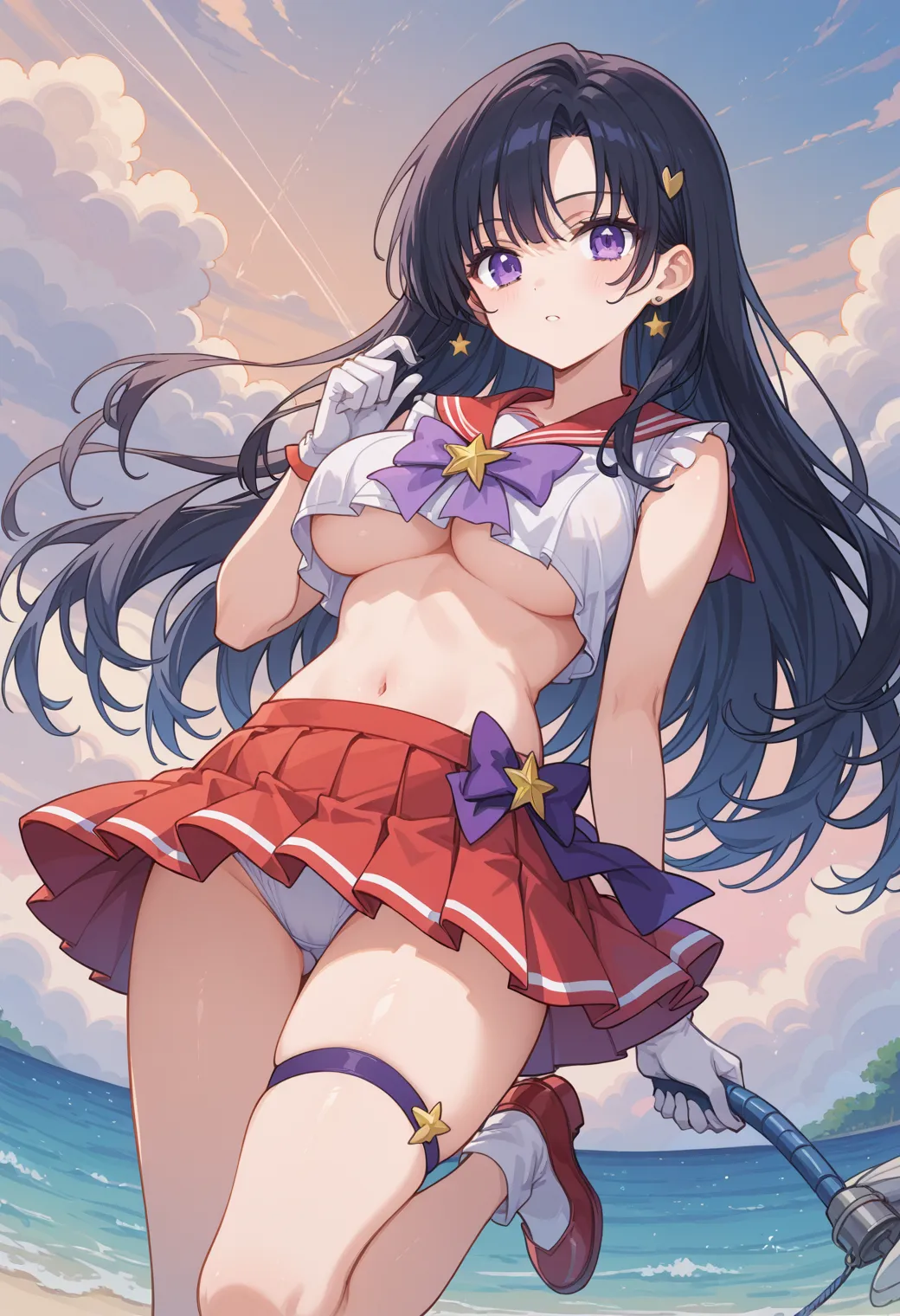 「火の星！火星を守護にもつ戦いの戦士！」が決め台詞な火野レイちゃんのエッチなAI画像413枚！(4ページ目) 16枚目の画像です。