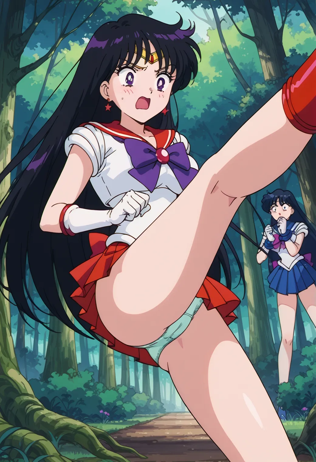 「火の星！火星を守護にもつ戦いの戦士！」が決め台詞な火野レイちゃんのエッチなAI画像413枚！(4ページ目) 17枚目の画像です。