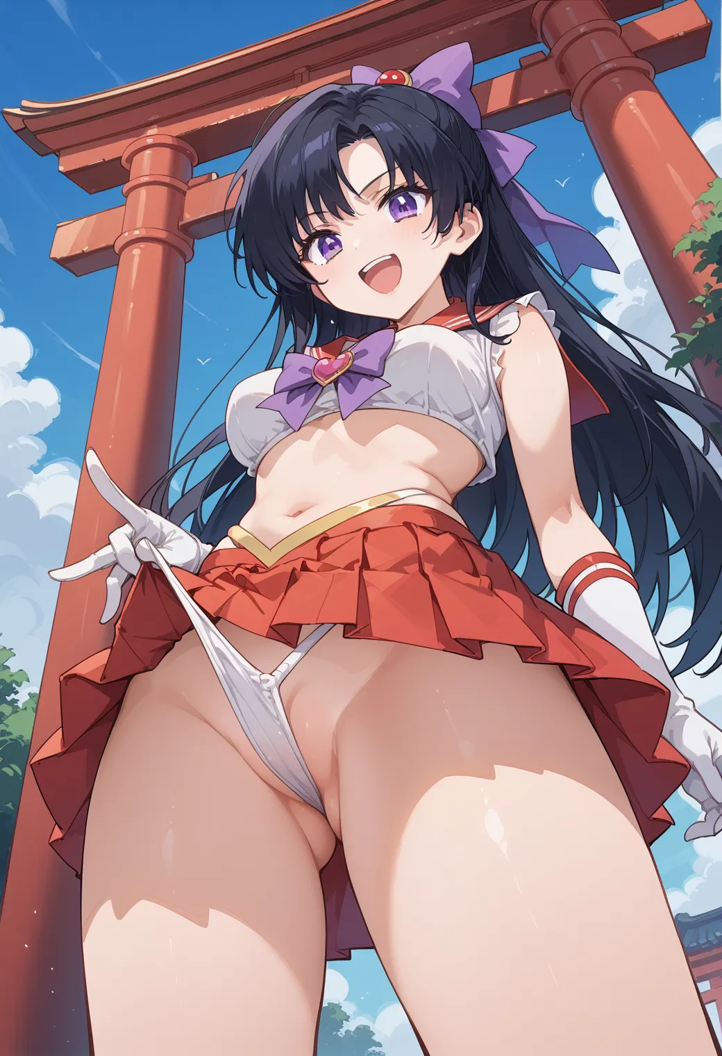 「火の星！火星を守護にもつ戦いの戦士！」が決め台詞な火野レイちゃんのエッチなAI画像413枚！(4ページ目) 21枚目の画像です。