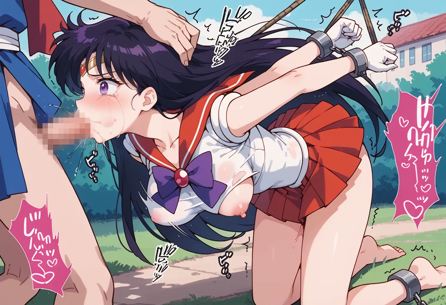 「火の星！火星を守護にもつ戦いの戦士！」が決め台詞な火野レイちゃんのエッチなAI画像413枚！(6ページ目) 34枚目の画像です。