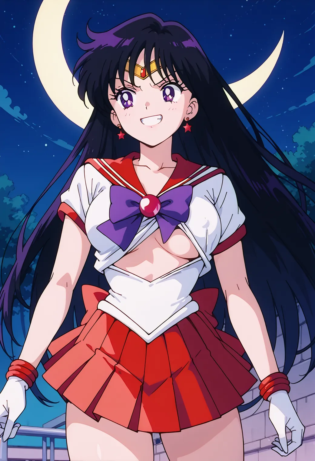 「火の星！火星を守護にもつ戦いの戦士！」が決め台詞な火野レイちゃんのエッチなAI画像413枚！の25枚目の画像です。