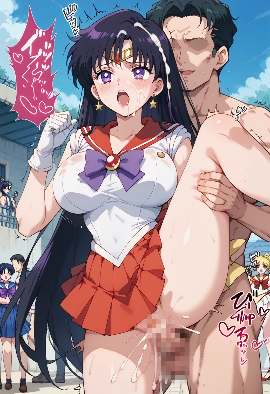 「火の星！火星を守護にもつ戦いの戦士！」が決め台詞な火野レイちゃんのエッチなAI画像413枚！の30枚目の画像です。