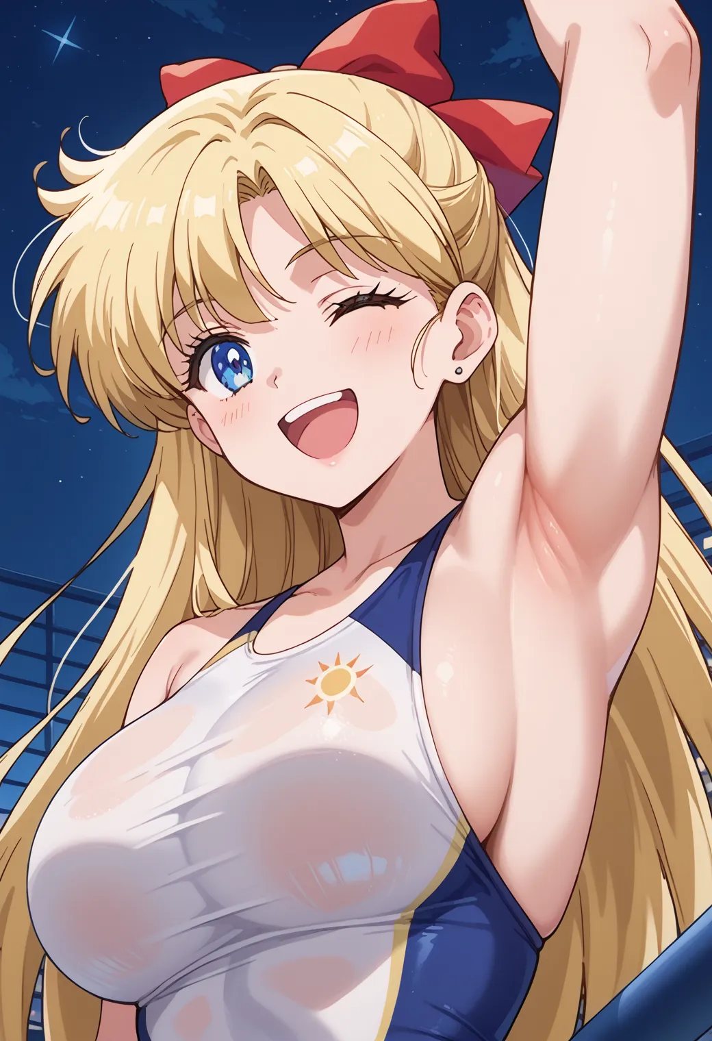 「美の星！金星を守護にもつ愛の戦士！」が決め台詞な愛野美奈子ちゃんのエッチなAI画像420枚！の1枚目の画像です。