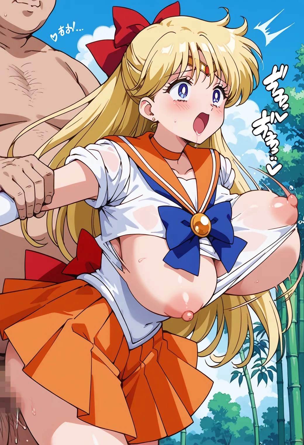 「美の星！金星を守護にもつ愛の戦士！」が決め台詞な愛野美奈子ちゃんのエッチなAI画像420枚！(8ページ目)の34枚目の画像です。
