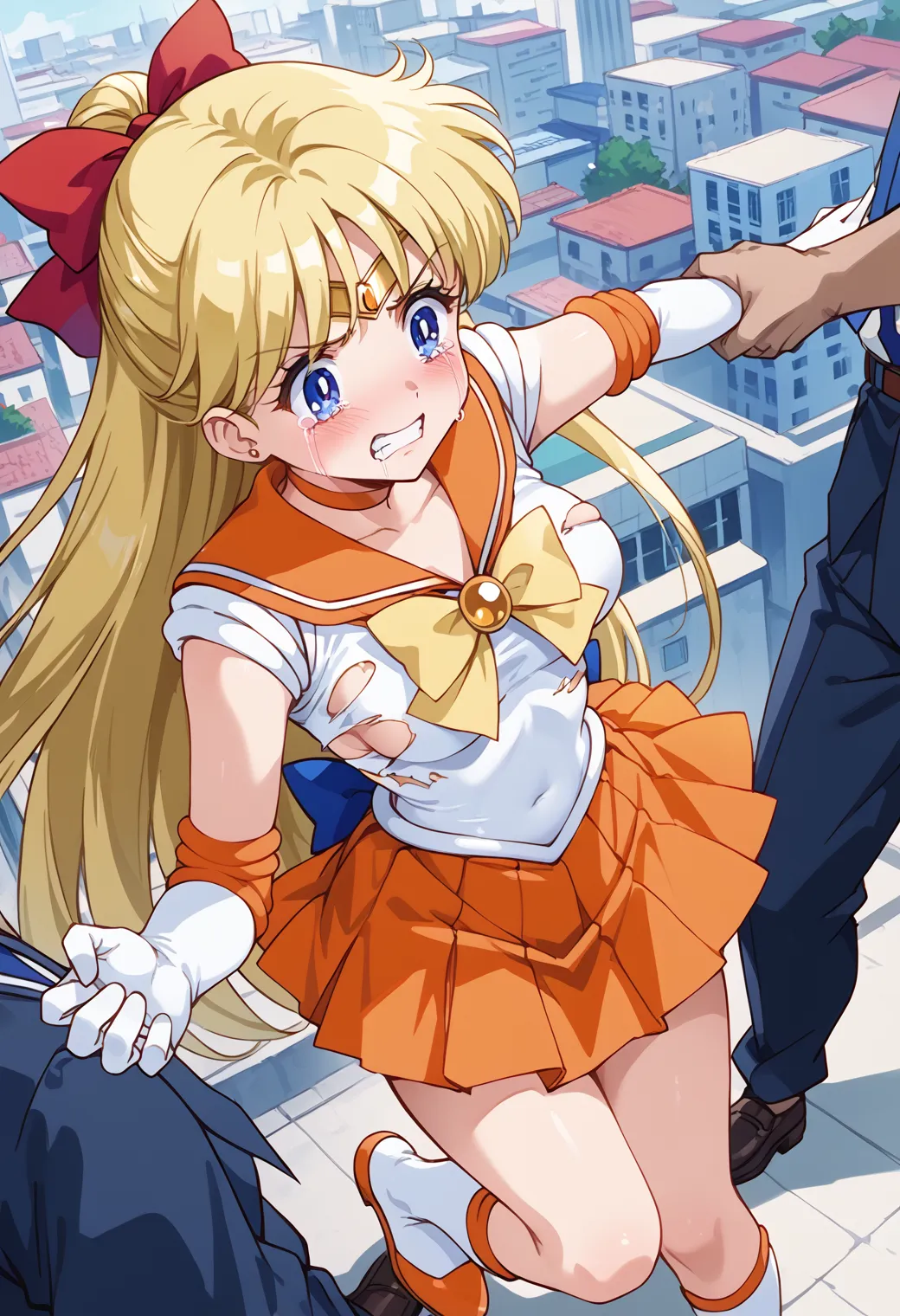 「美の星！金星を守護にもつ愛の戦士！」が決め台詞な愛野美奈子ちゃんのエッチなAI画像420枚！(8ページ目)の37枚目の画像です。