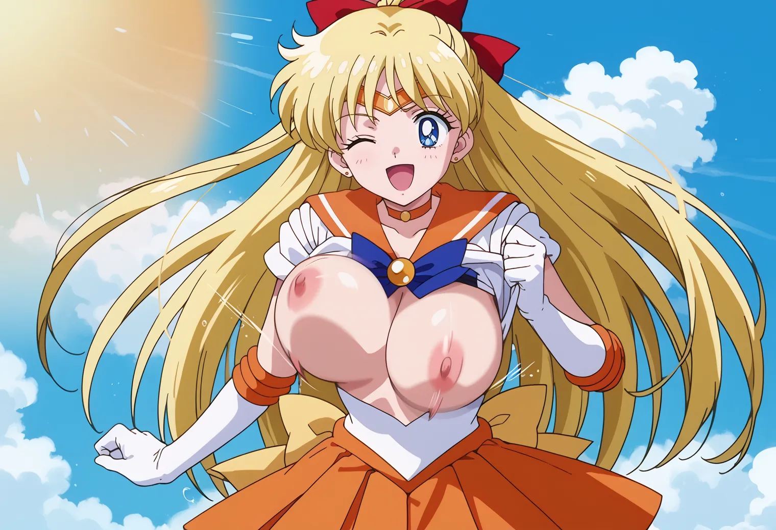 「美の星！金星を守護にもつ愛の戦士！」が決め台詞な愛野美奈子ちゃんのエッチなAI画像420枚！(10ページ目)の36枚目の画像です。