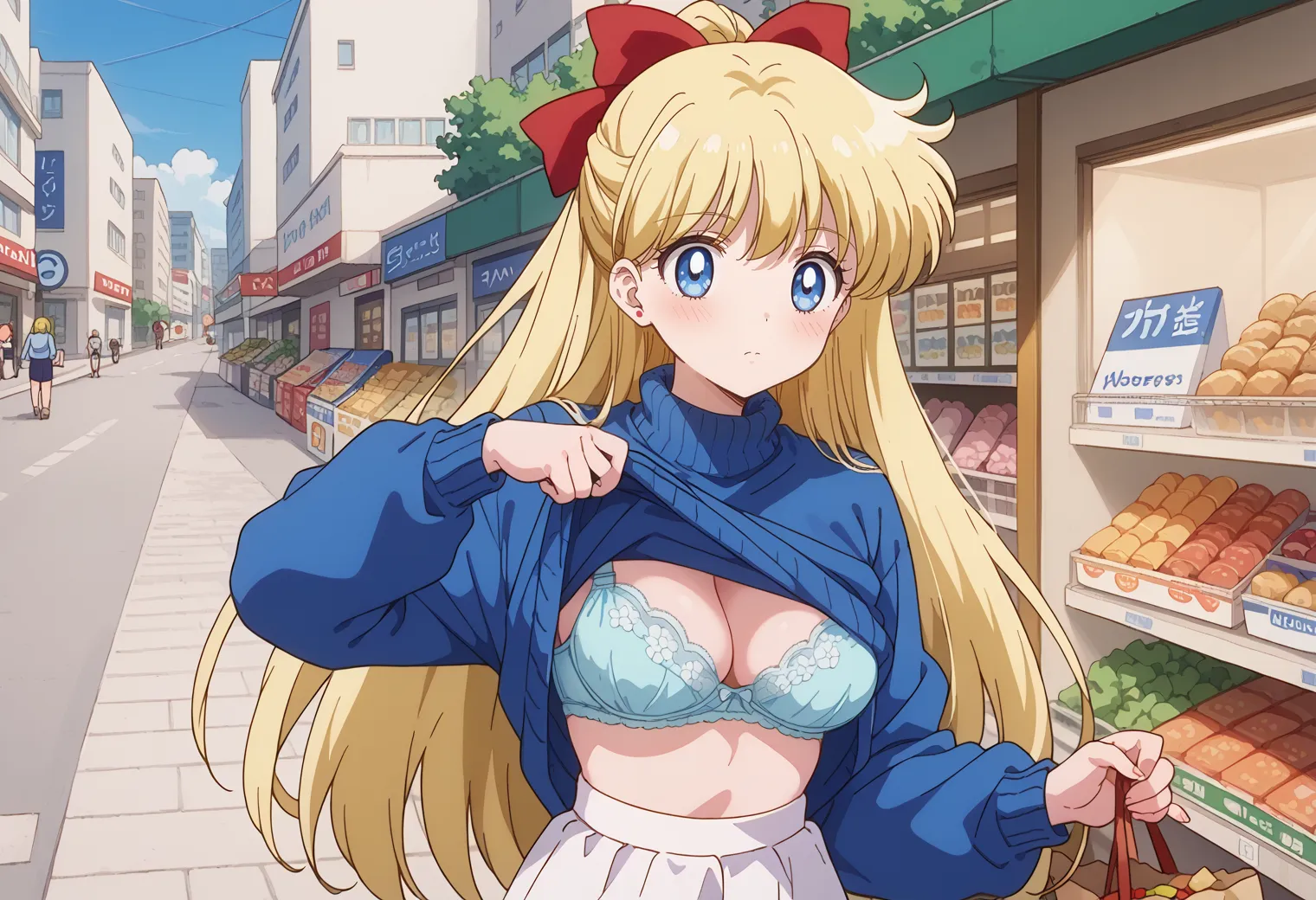 「美の星！金星を守護にもつ愛の戦士！」が決め台詞な愛野美奈子ちゃんのエッチなAI画像420枚！(11ページ目)の11枚目の画像です。