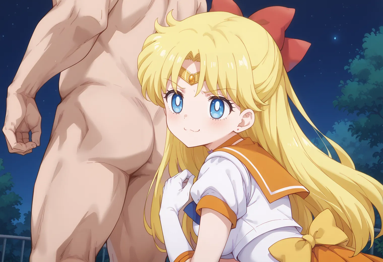 「美の星！金星を守護にもつ愛の戦士！」が決め台詞な愛野美奈子ちゃんのエッチなAI画像420枚！(11ページ目)の13枚目の画像です。