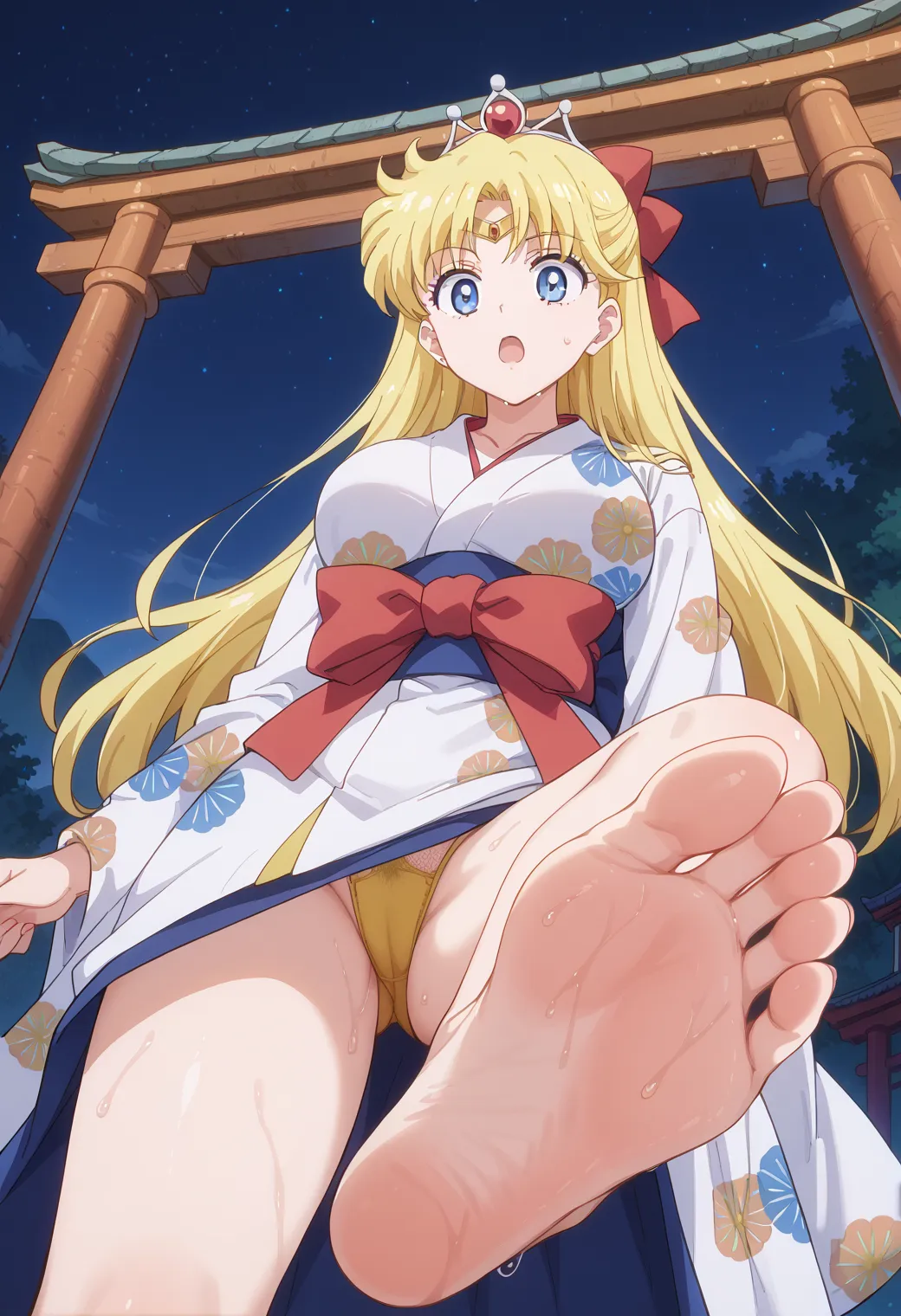 「美の星！金星を守護にもつ愛の戦士！」が決め台詞な愛野美奈子ちゃんのエッチなAI画像420枚！(5ページ目) 8枚目の画像です。