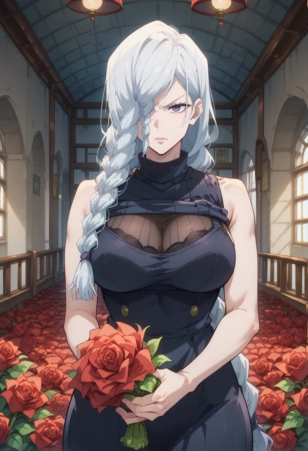 呪術廻戦に登場するスタイル抜群のセクシー姉さんな冥冥のAI画像400枚！(5ページ目)の36枚目の画像です。