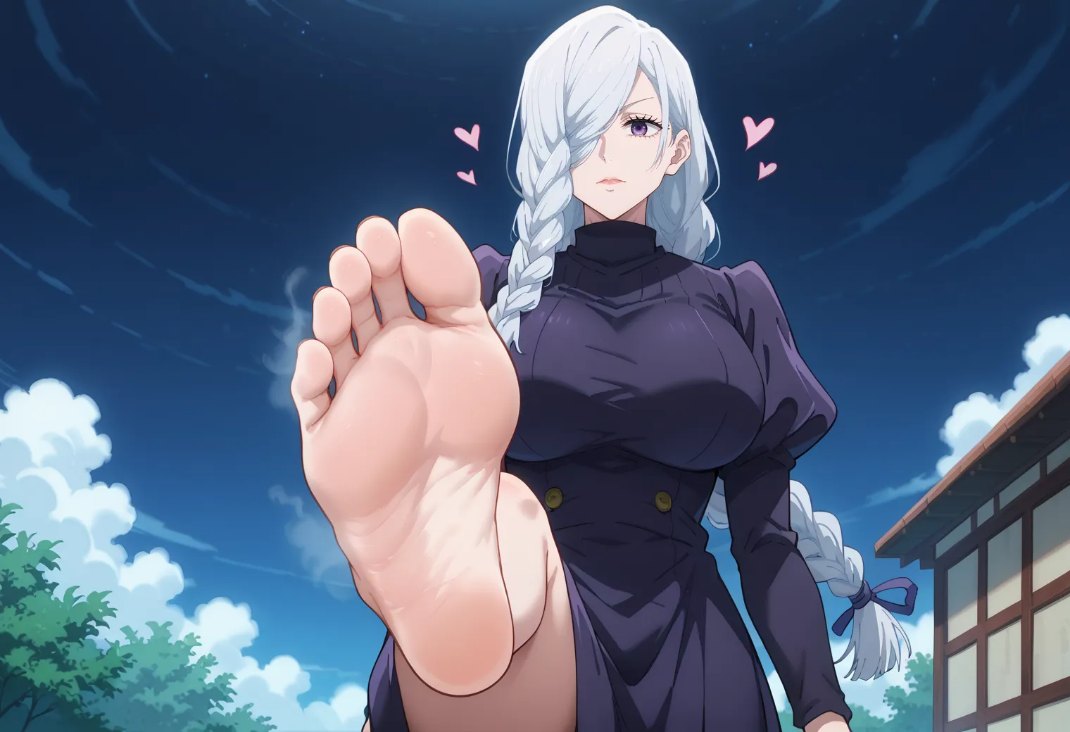 呪術廻戦に登場するスタイル抜群のセクシー姉さんな冥冥のAI画像400枚！(7ページ目)の12枚目の画像です。