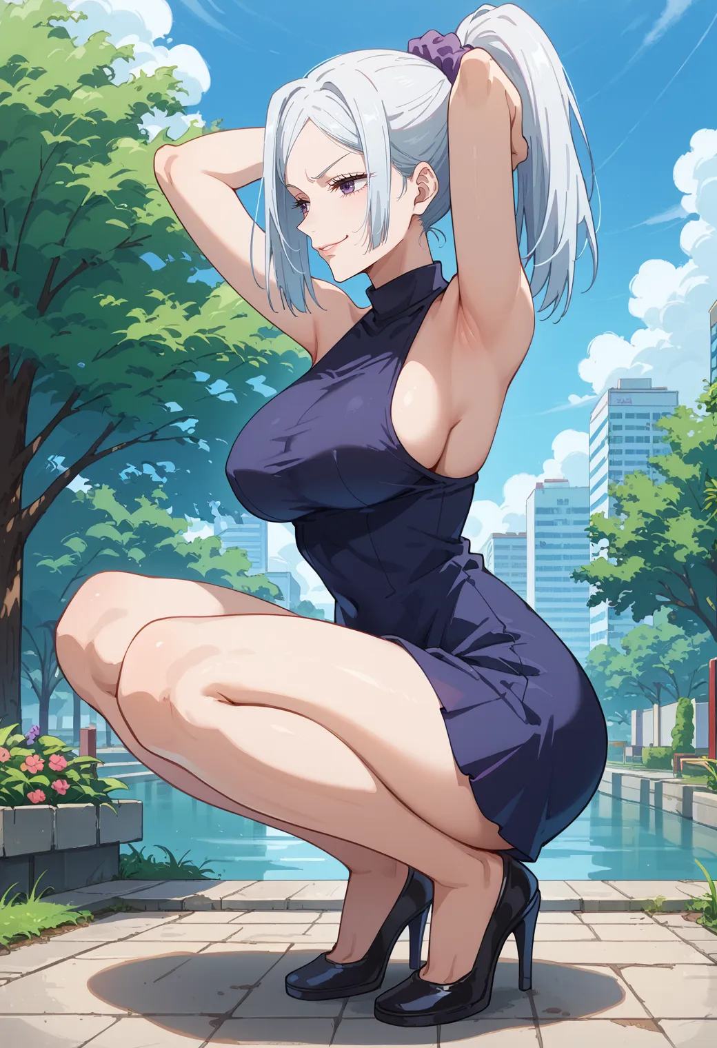 呪術廻戦に登場するスタイル抜群のセクシー姉さんな冥冥のAI画像400枚！(7ページ目)の22枚目の画像です。