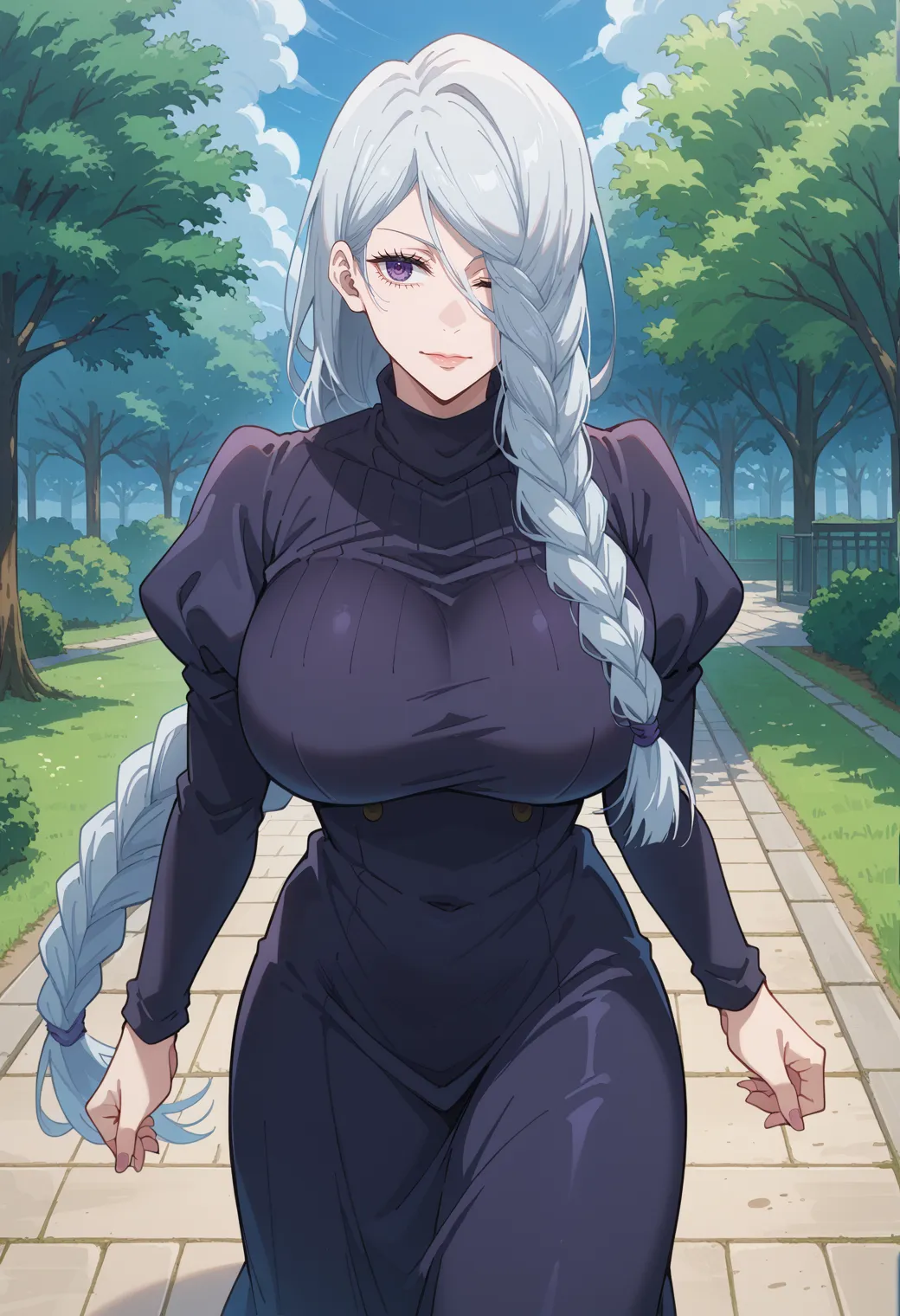 呪術廻戦に登場するスタイル抜群のセクシー姉さんな冥冥のAI画像400枚！(3ページ目)の27枚目の画像です。