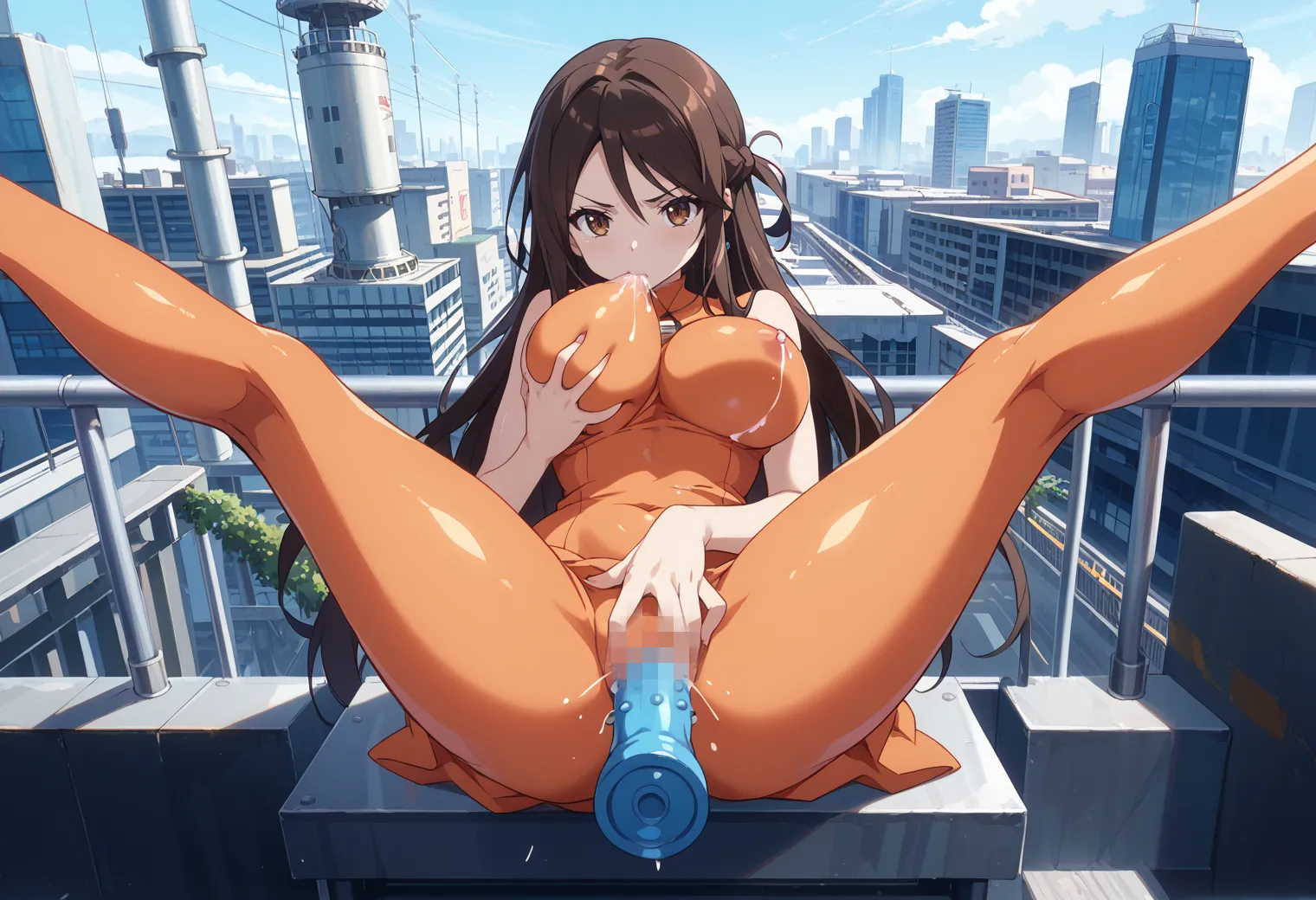 母乳・授乳プレイ超増し増し！RAIL WARS!(レール・ウォーズ)に登場するキャラクターたちのエッチなAI画像500枚！(12ページ目)の20枚目の画像です。