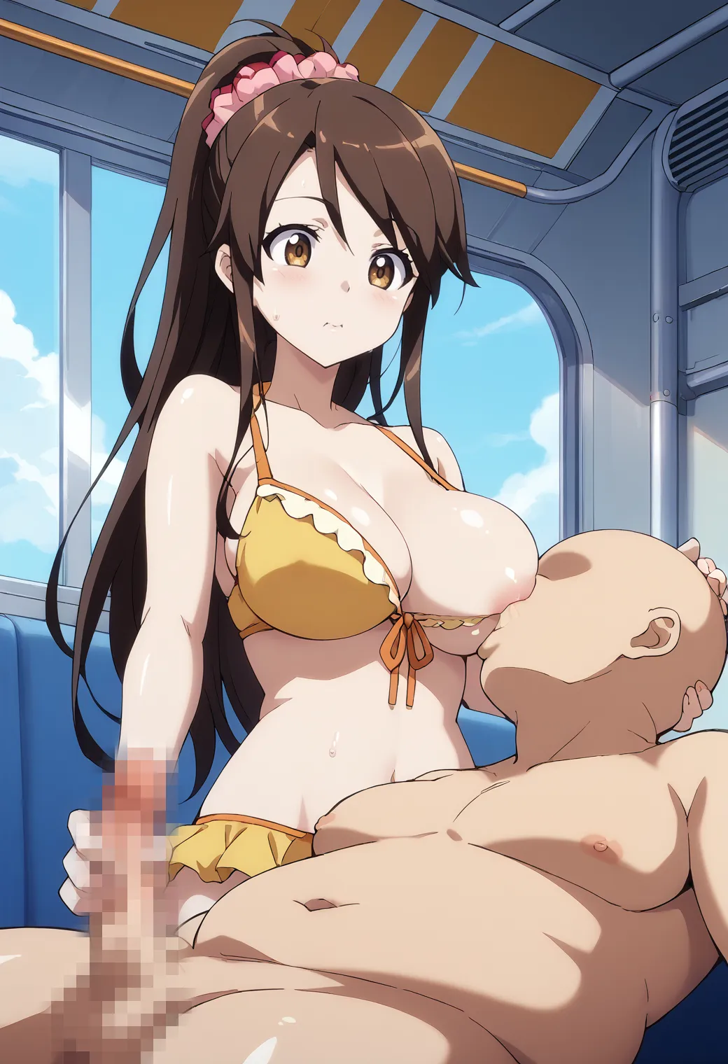 母乳・授乳プレイ超増し増し！RAIL WARS!(レール・ウォーズ)に登場するキャラクターたちのエッチなAI画像500枚！(13ページ目)の10枚目の画像です。