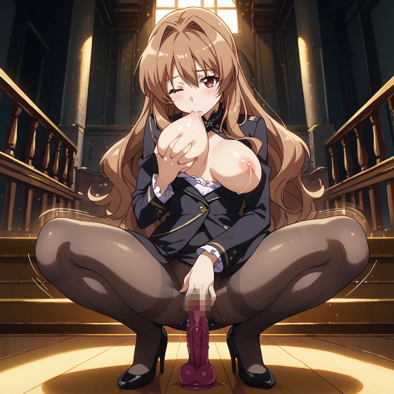 母乳・授乳プレイ超増し増し！RAIL WARS!(レール・ウォーズ)に登場するキャラクターたちのエッチなAI画像500枚！(2ページ目)の34枚目の画像です。