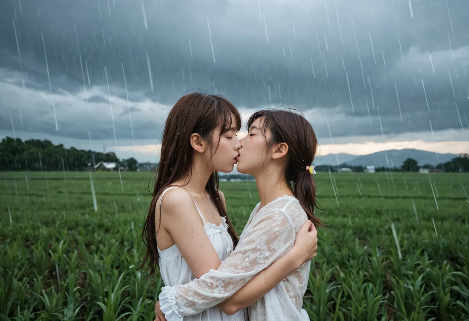 AIが描く田舎の童顔貧乳女子のエッチな画像409枚！(5ページ目)の38枚目の画像です。