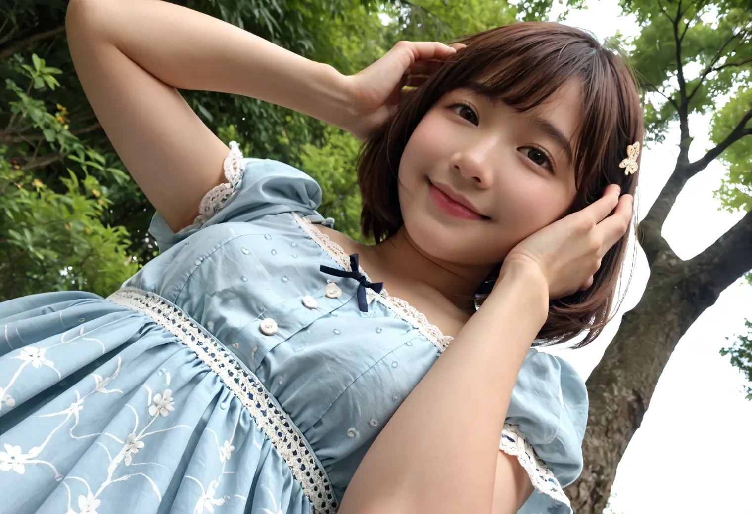 AIが描く田舎の童顔貧乳女子のエッチな画像409枚！(8ページ目)の23枚目の画像です。