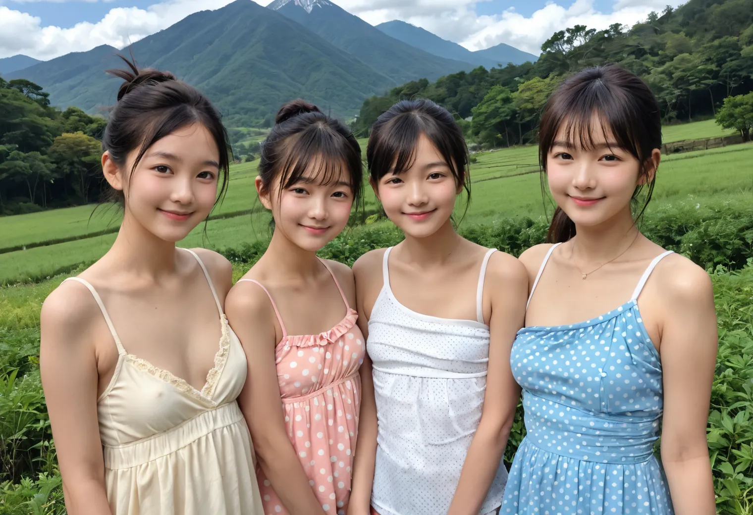AIが描く田舎の童顔貧乳女子のエッチな画像409枚！(8ページ目)の34枚目の画像です。