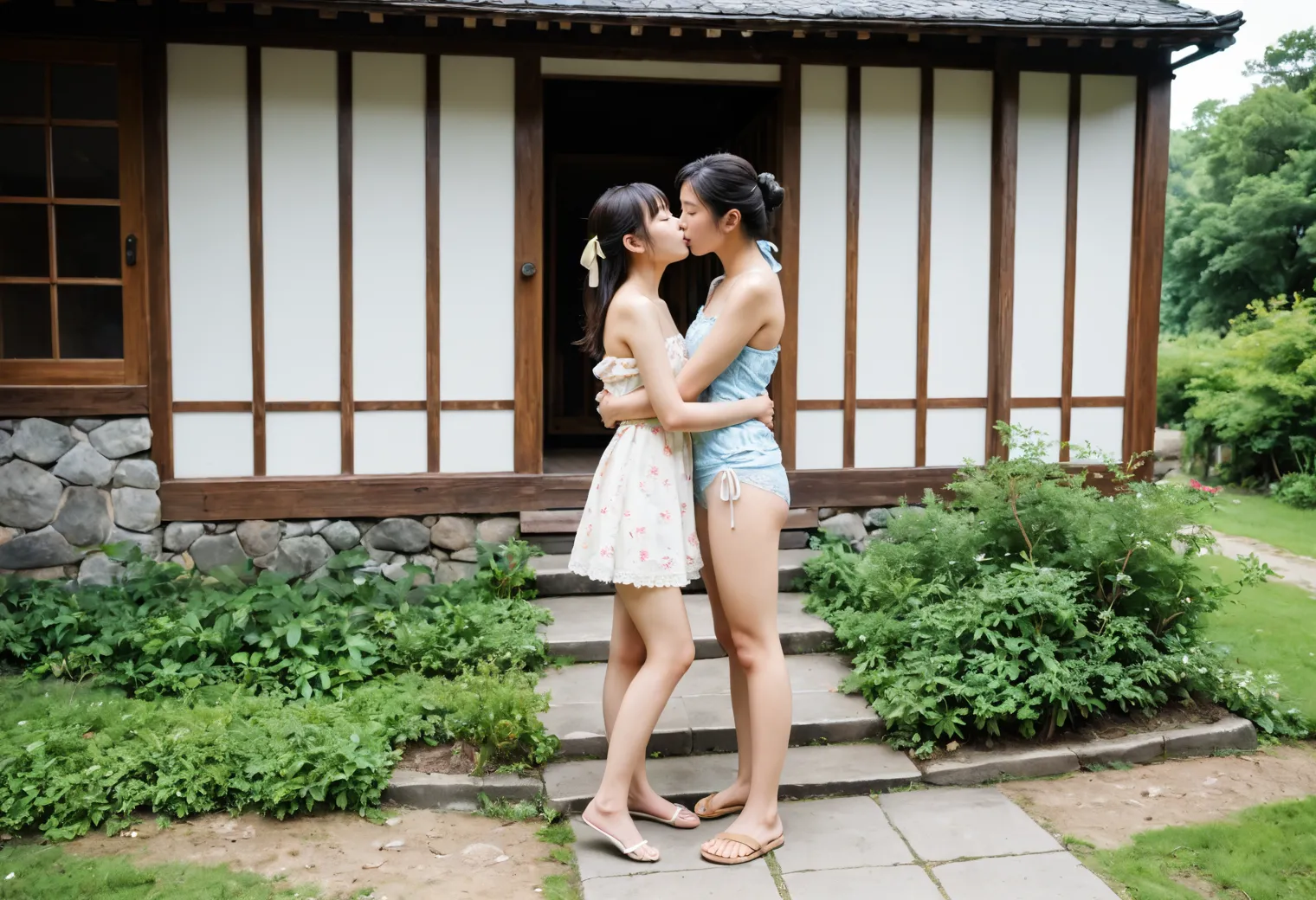 AIが描く田舎の童顔貧乳女子のエッチな画像409枚！(9ページ目)の28枚目の画像です。