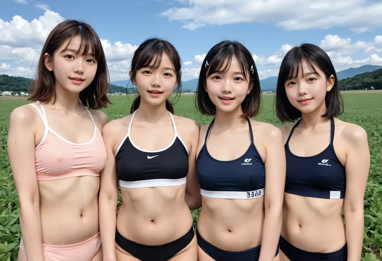 AIが描く田舎の童顔貧乳女子のエッチな画像409枚！(5ページ目)の22枚目の画像です。