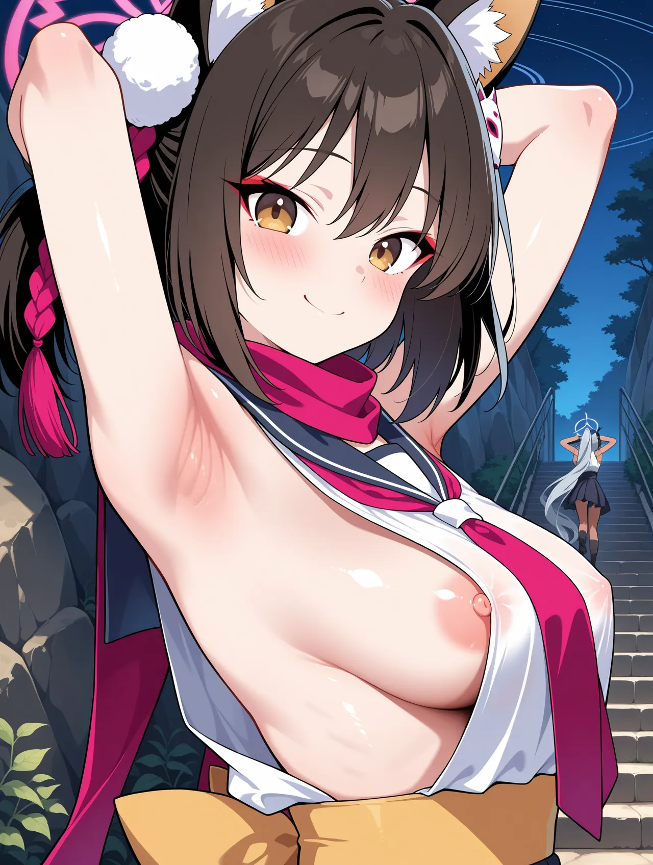 総勢30名！ブルアカに登場する女の子たちのエッチなAI画像500枚！(11ページ目)の36枚目の画像です。