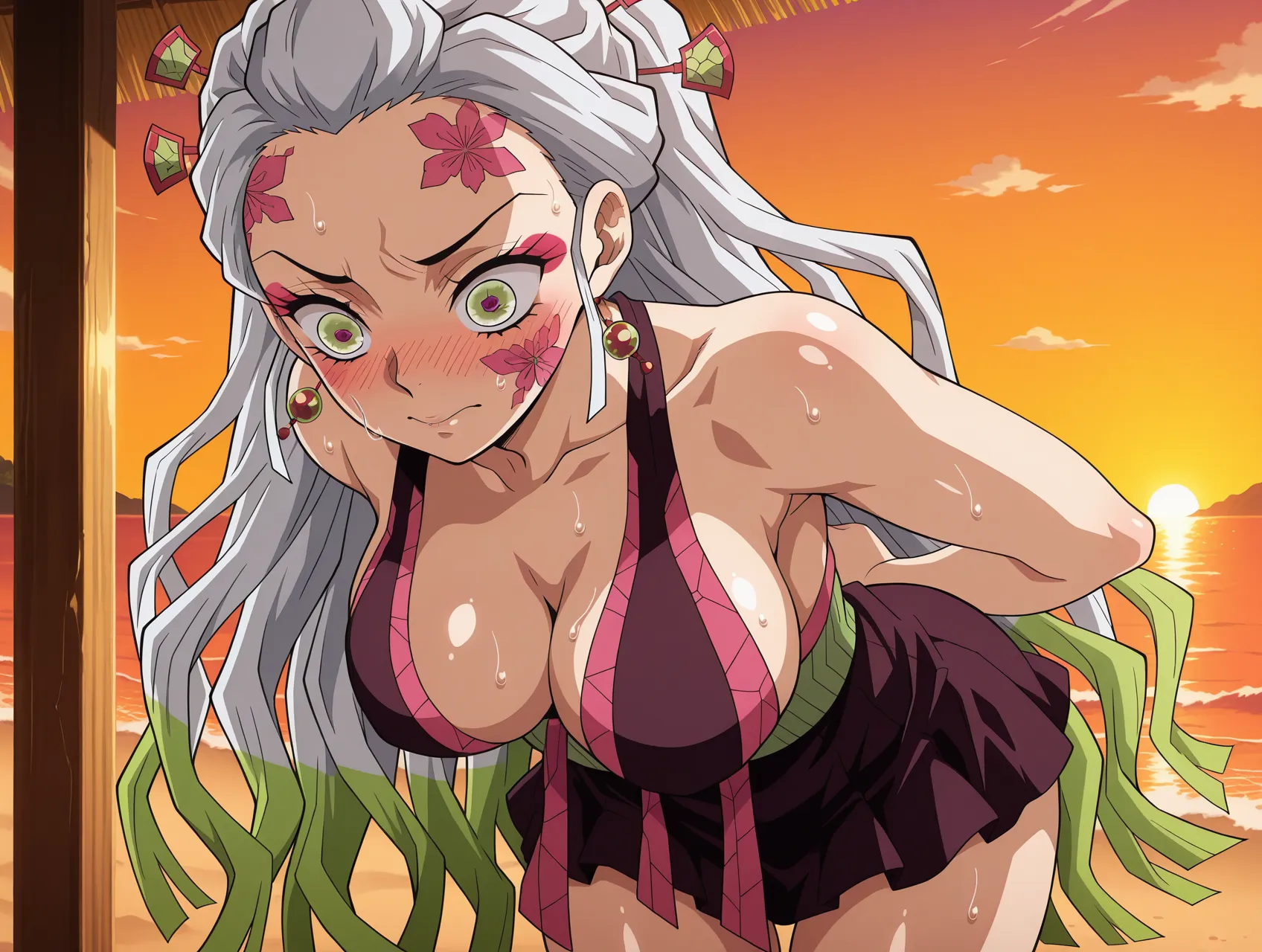鬼滅の刃に登場するセクシーで可愛い女の子キャラクターたちのエッチなAI画像200枚！(3ページ目)の18枚目の画像です。
