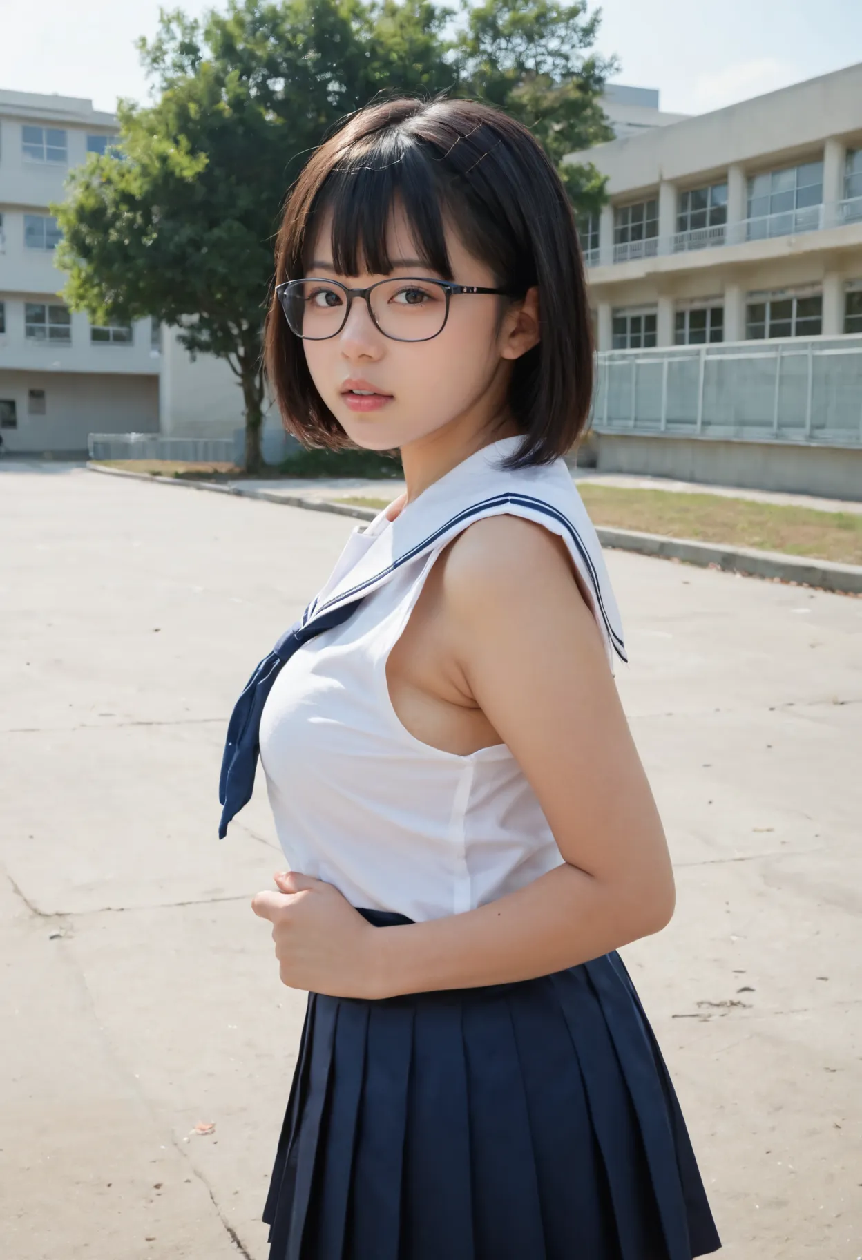 セクシーで可愛いAI女子校生たちのエッチな画像300枚！(6ページ目)の6枚目の画像です。