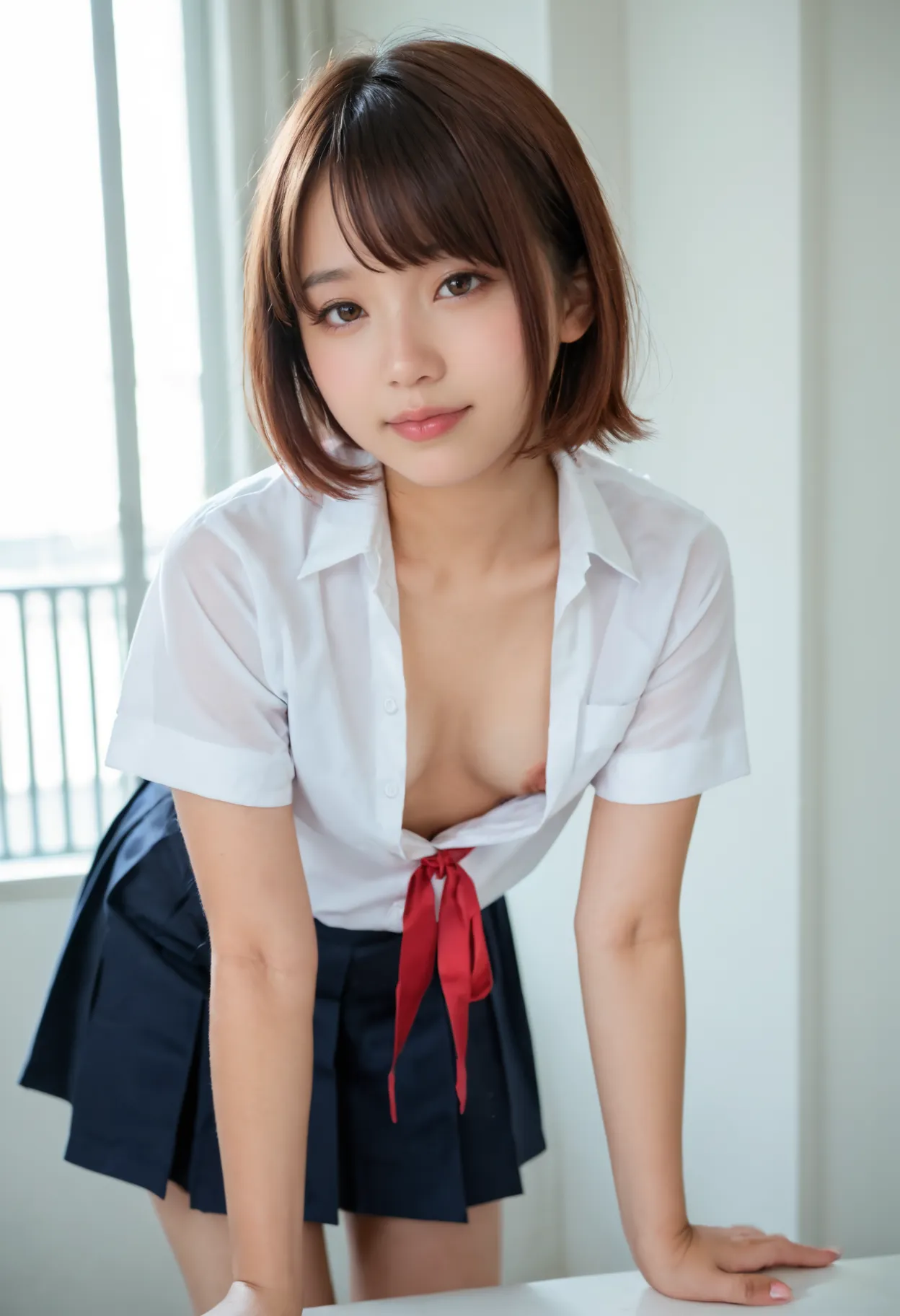 セクシーで可愛いAI女子校生たちのエッチな画像300枚！(7ページ目)の27枚目の画像です。