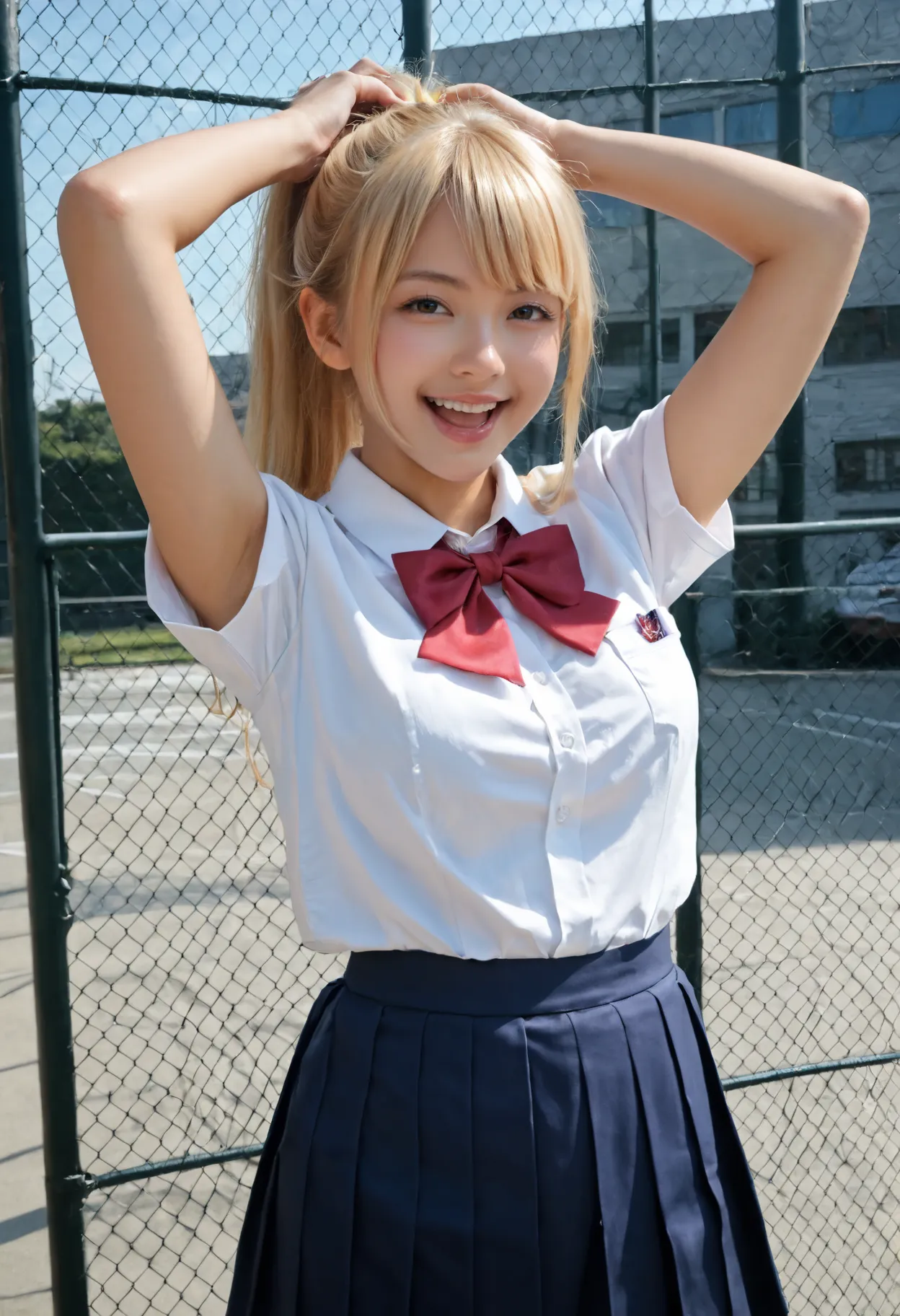 セクシーで可愛いAI女子校生たちのエッチな画像300枚！(7ページ目)の36枚目の画像です。