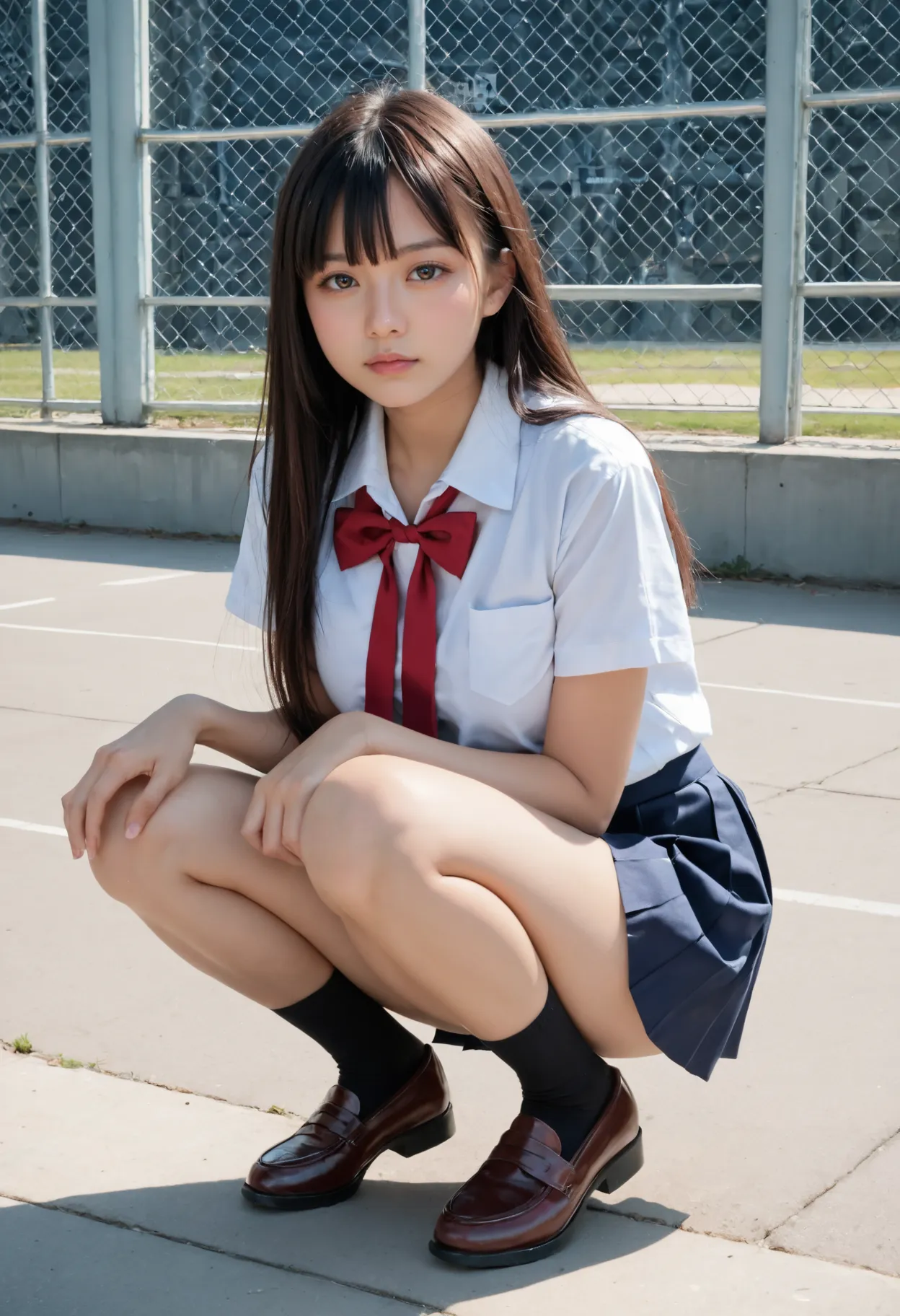 セクシーで可愛いAI女子校生たちのエッチな画像300枚！(8ページ目)の9枚目の画像です。