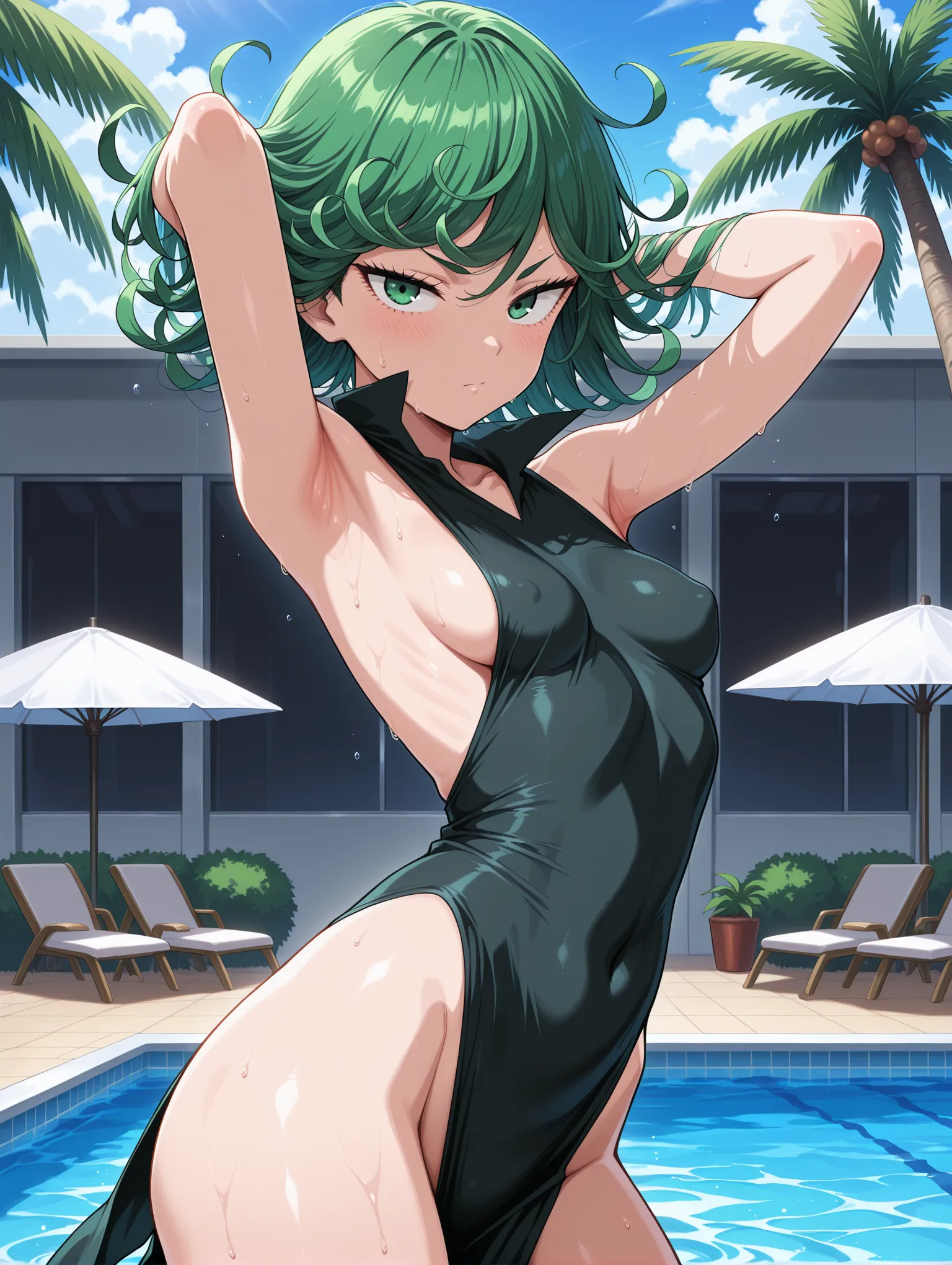 ワンパンマンに登場するセクシーで可愛い姉妹のエッチなAI画像200枚！(3ページ目)の5枚目の画像です。