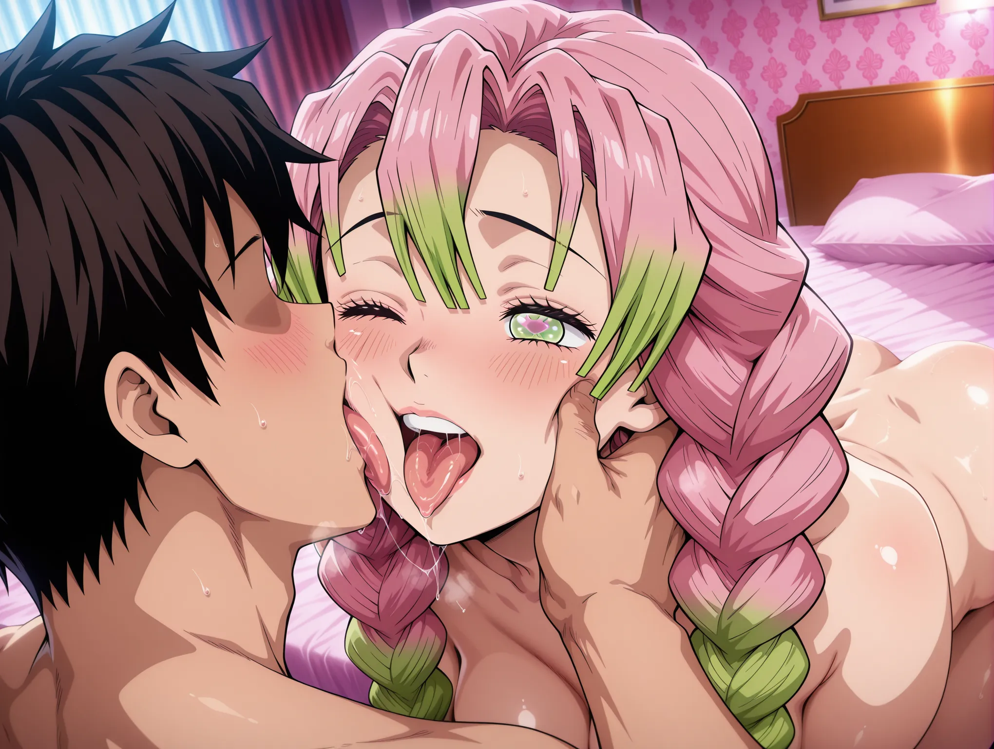ワンピース・鬼滅の刃に登場するセクシーで可愛い女の子たちの顔に焦点を当てたエッチな画像500枚！(6ページ目) 34번째 이미지입니다.
