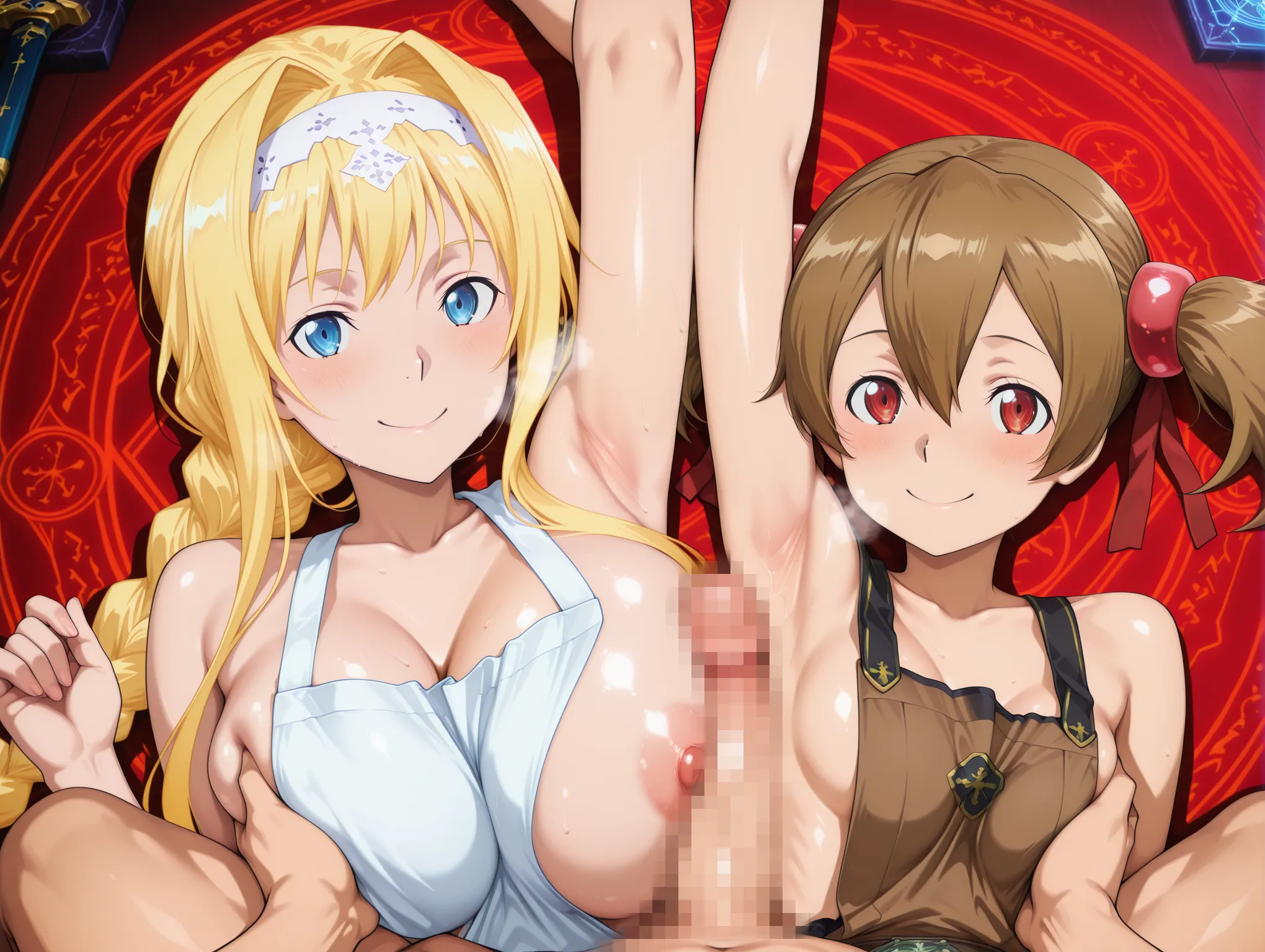 SAOに登場するセクシーで可愛い女の子たちのエッチなAI画像500枚！(10ページ目) 29번째 이미지입니다.