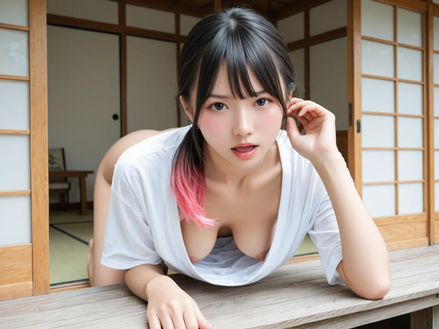 セクシーで可愛い美女たちのエッチなボディ満載な写真集風AI画像370枚！(8ページ目) 40枚目の画像です。