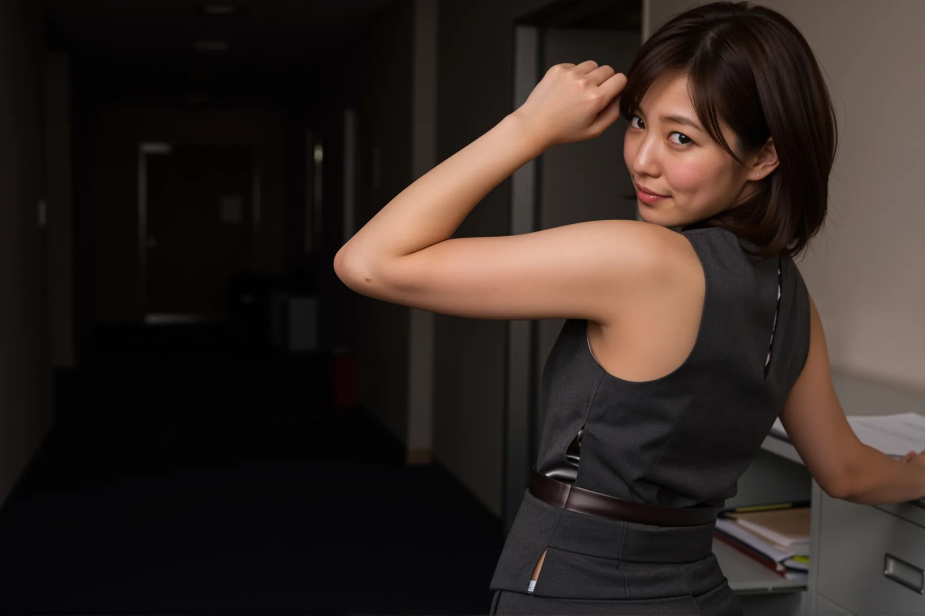 【リアル・実写風AIエロ画像】OLの日常をテーマにした美女たちのエロい写真風画像236枚！(3ページ目)_前ページのエロ画像