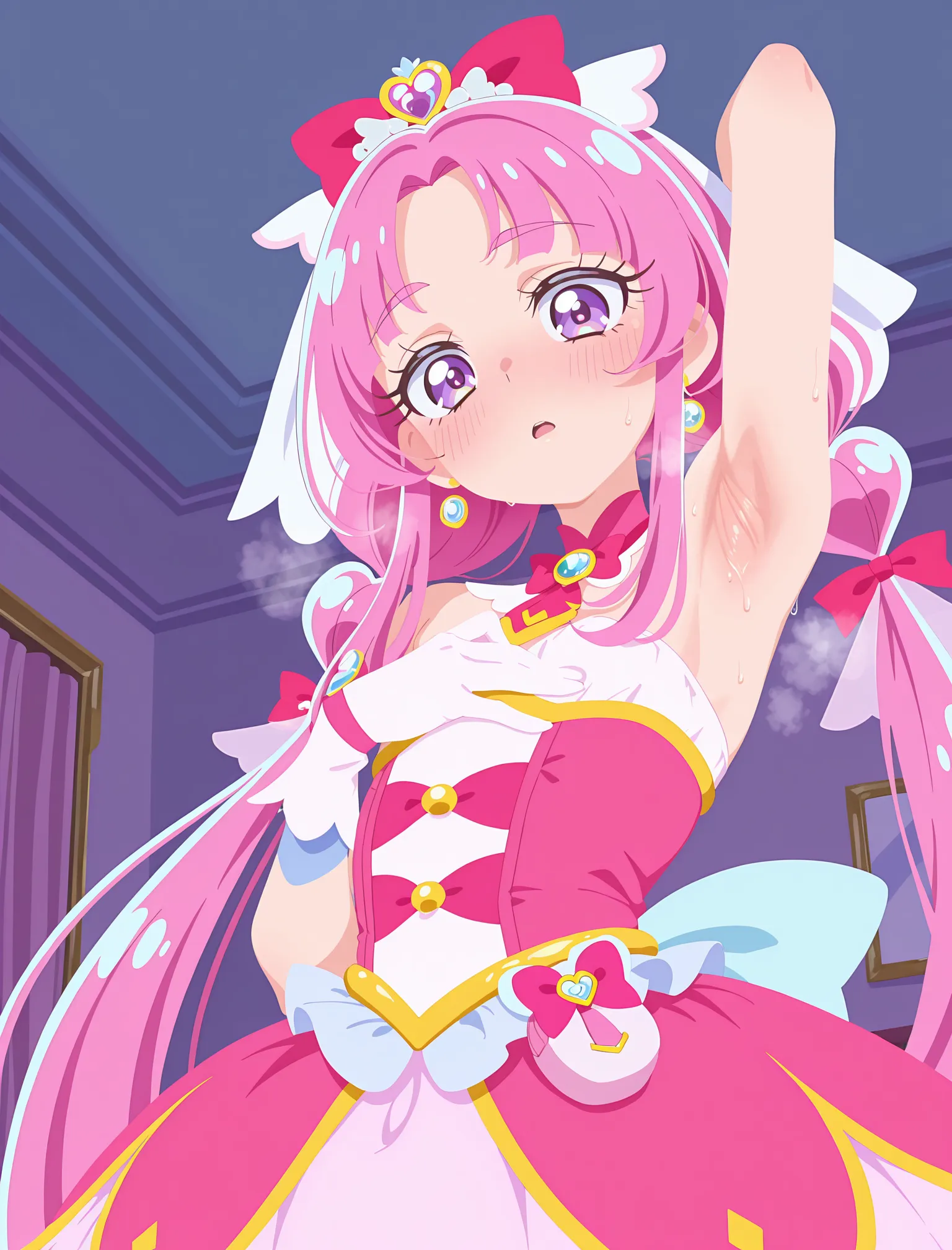 名探偵プリキュア！に登場するセクシーで可愛い女の子たちのエッチなAI画像500枚！(10ページ目)の26枚目の画像です。