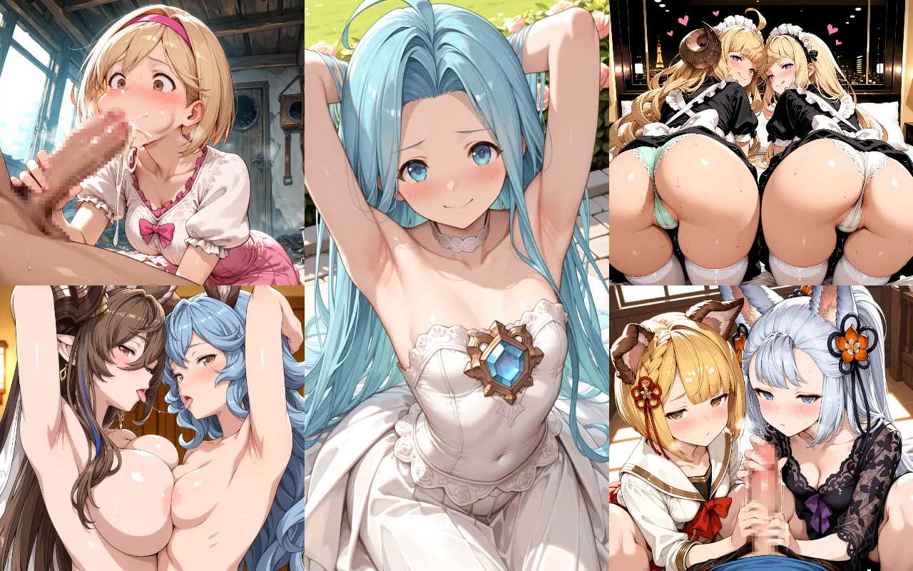 【グランブルーファンタジーエロ画像】グラブルに登場するセクシーで可愛い女の子たちのエッチなAI画像500枚！