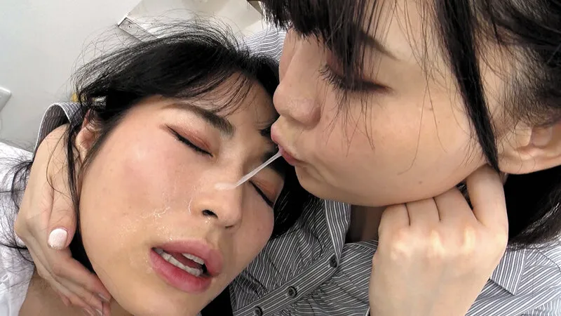 顔舐めレズ『口臭責め鼻舐めレズ』シリーズのレズエロ画像まとめ！ 14枚目の画像です。